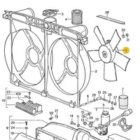 928 624 145 00A - Radiator Fan & Motor - 87 to 95