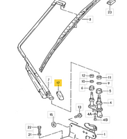 
              928 628 623 00 - Wiper Arm Nut Cover - Front & Rear with Spoiler - 78 to 90
            