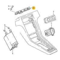 928 641 609 17 - Central Control Panel - AC & Lock - 1989 Only