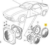
              928 645 430 00 - Pair of 4" Door Speaker Surround and Grill - 83 to 88 - Aftermarket
            