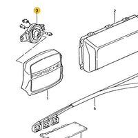 928 652 211 01 - Steering Wheel Airbag Clockspring Contact Ring - USED - 90 to 95