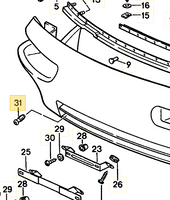 
              928 722 107 01 - Tow Eye Plug
            