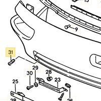 928 722 107 01 - Tow Eye Plug