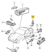 
              928 613 119 00 - Rear Hatch Pin Switch 78 to 95 - No Longer Available - see below for an alternative
            