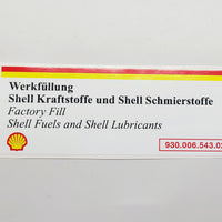 930 006 543 02 - "Shell" Air Filter Lid Decal - Late Style