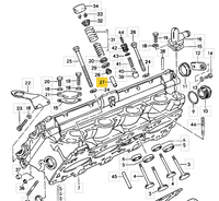 
              944 104 327 51 - Valve Guide - First Oversize - 4V - 7 x 11.07
            