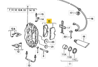 
              993 351 939 05 - Brake Pads Front - 86.5 (86 ROW) to 91 - Textar OEM
            