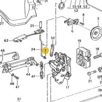 993 531 563 00 - Door Lock Linkage Clip & AC Blend Motor Arm Clip - 78 to 95