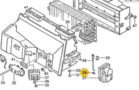 
              993 531 563 00 - Door Lock Linkage Clip & AC Blend Motor Arm Clip - 78 to 95
            