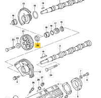 
              999 113 282 40 - Cam Shaft Seal - Driven - 78 to 95 - OEM
            