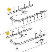 999 181 022 51 - Hose - Brake Venturi "Y" to Brake Booster 1 Meter - Porsche - 78 to 86