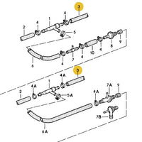 999 181 022 51 - Hose - Brake Venturi "Y" to Brake Booster 1 Meter - Porsche - 78 to 86