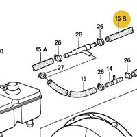 999 181 022 51 - Hose - Brake Venturi "Y" to Brake Booster 1 Meter - Porsche - 78 to 86