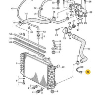 999 513 010 40 - Tie Wrap - Radiator Hose to Fan Shroud - 78 to 95