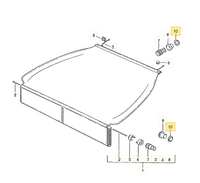 
              999 591 484 0B - Clamp for Mounting Receptacle for rear cover - 80 to 95 - Back Order
            