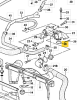 
              999 701 627 40 - Water Bridge O Ring - 53 x 7 - 78 to 95
            