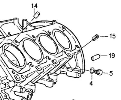 N 029 703 1 - Crankcase/Block Coolant Drain Plug| 928sRus, Inc.