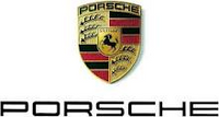The Porsche crest. 