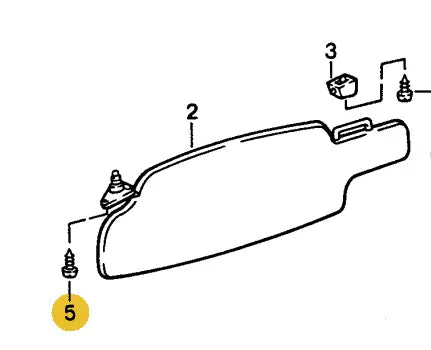 900 145 016 07 - Tapping Screw - 4.2 x 19 - Front & Rear Sun Visor - 78 to 95 928sRus, Inc.