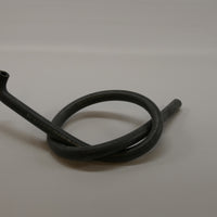 A black rubber water hose for Porsche 928s.