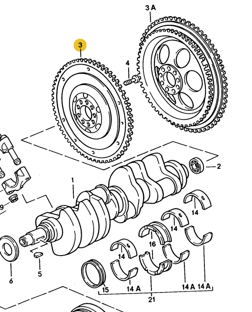 928 102 208 CX - 5 Speed Flywheel - - Reconditioned - 87 to 95