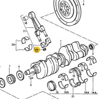 928 103 172 02 - Connecting Rod Nut - 78 to 95