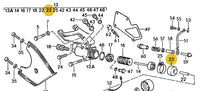 
              928 105 552 06 - Tensioner Boot 83 to 84
            