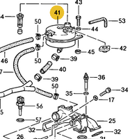 928 106 256 03 - Radiator Coolant Expansion Tank LHD - Porsche