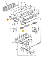 
              928 110 580 02P - Gasket - Main Intake Manifold - 87 to 95 - Porsche
            