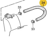 928 201 194 05 - Fuel Tank Breather Hose 80 to 95
