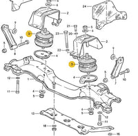 
              928 375 039 00 AM - VOLVO - Motor Mount - 83 to 95 - Pair - Aftermarket
            