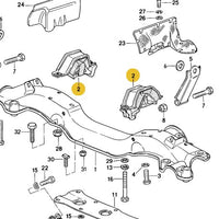 928 375 043 04 - Engine Mount 77 to 82 - Not Currently Available