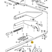 928 424 552 18 - Hand Brake Cable - Long  - 1978 to 1995 - NCA