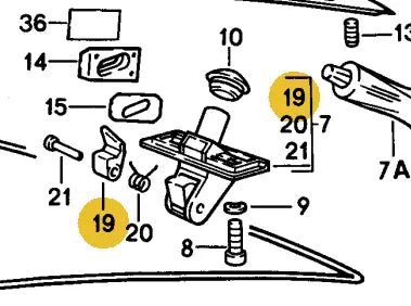 928 512 161 02 - Upper Hatch Lock Latch No Alarm| 928sRus, Inc.