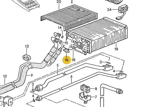 928 573 123 05 - Front & Rear Expansion Valve 86.5 to 95 - OEM