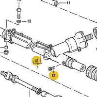999 063 002 40 - Centering Hole Plastic Screw Plug - Steering Rack 78 to 95