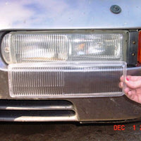 928 631 951 02AM - Driving/Fog light Lens - Left Side USA/CAN 87 to 95 - Aftermarket - NCA