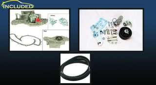 Porsche 928 timing belt and water pump kit 1987-1995 PK tensioner kit contents photo