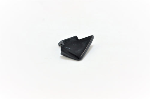 A right side plastic triangle wedge window guide for Porsche 928s.