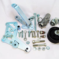 A porkentensioner bracket with full kit and air pump for Porsche 928s.