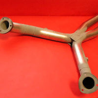 A x-pipe stainless steel performance crossover pipe for Porsche 928s.