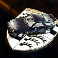 HERPA 1:87 Scale Porsche 928 S4 Black "No Sunroof" Model in Show Case - Made in Germany